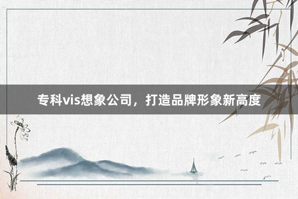 专科vis想象公司，打造品牌形象新高度